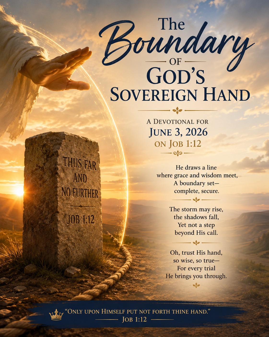 The Boundary of God’s Sovereign Hand