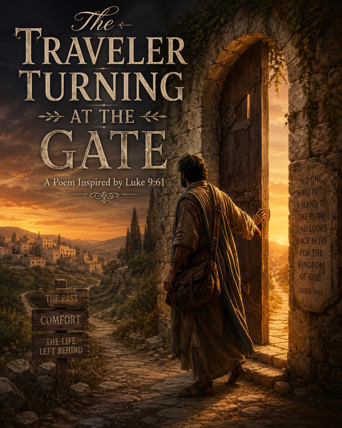 The Traveler Turning at the Gate
