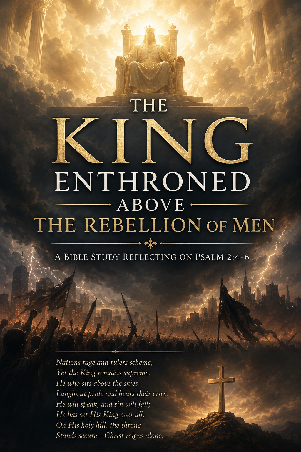 The King Enthroned Above the Rebellion of Men
