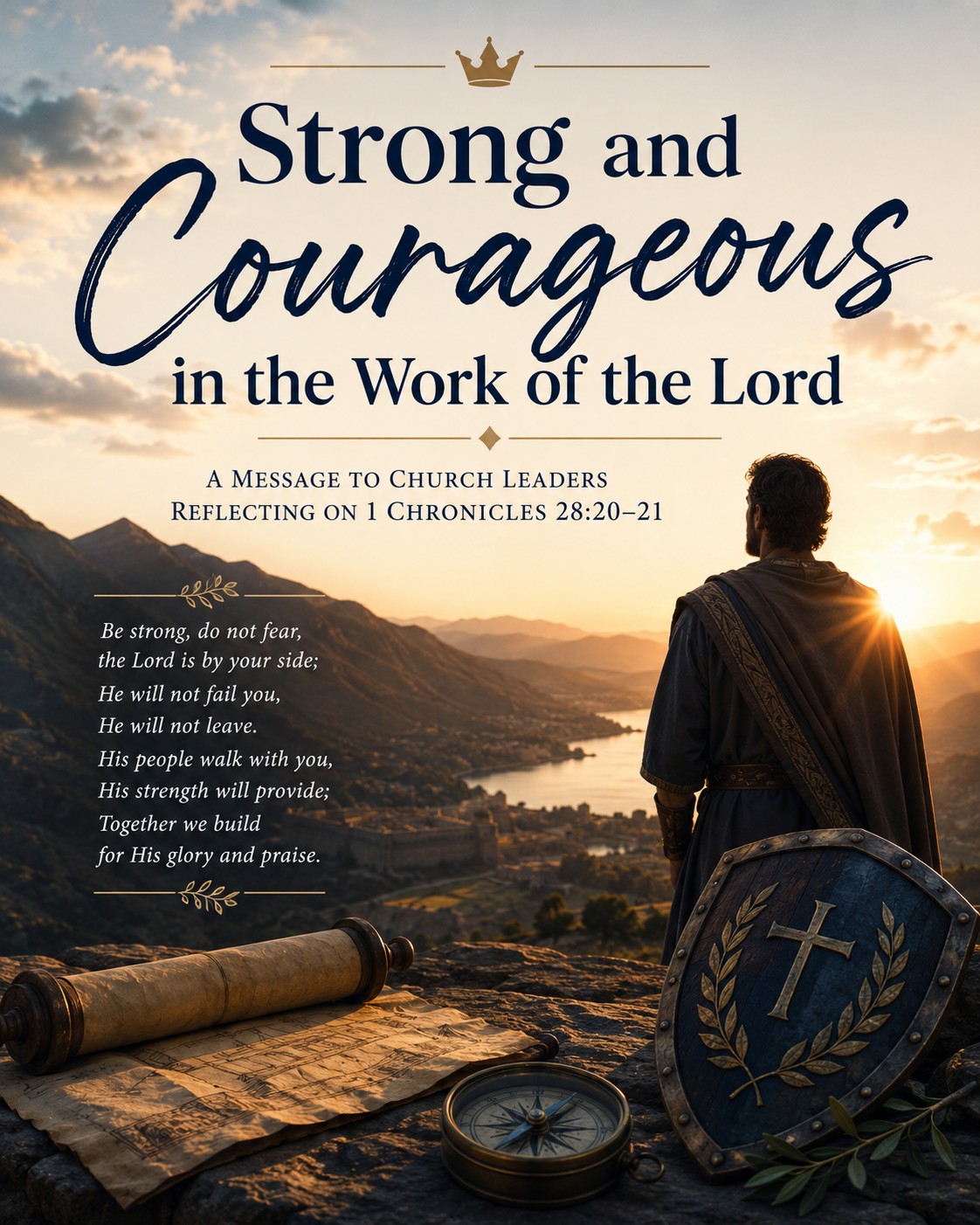 Strong and Courageous in the Work of the Lord