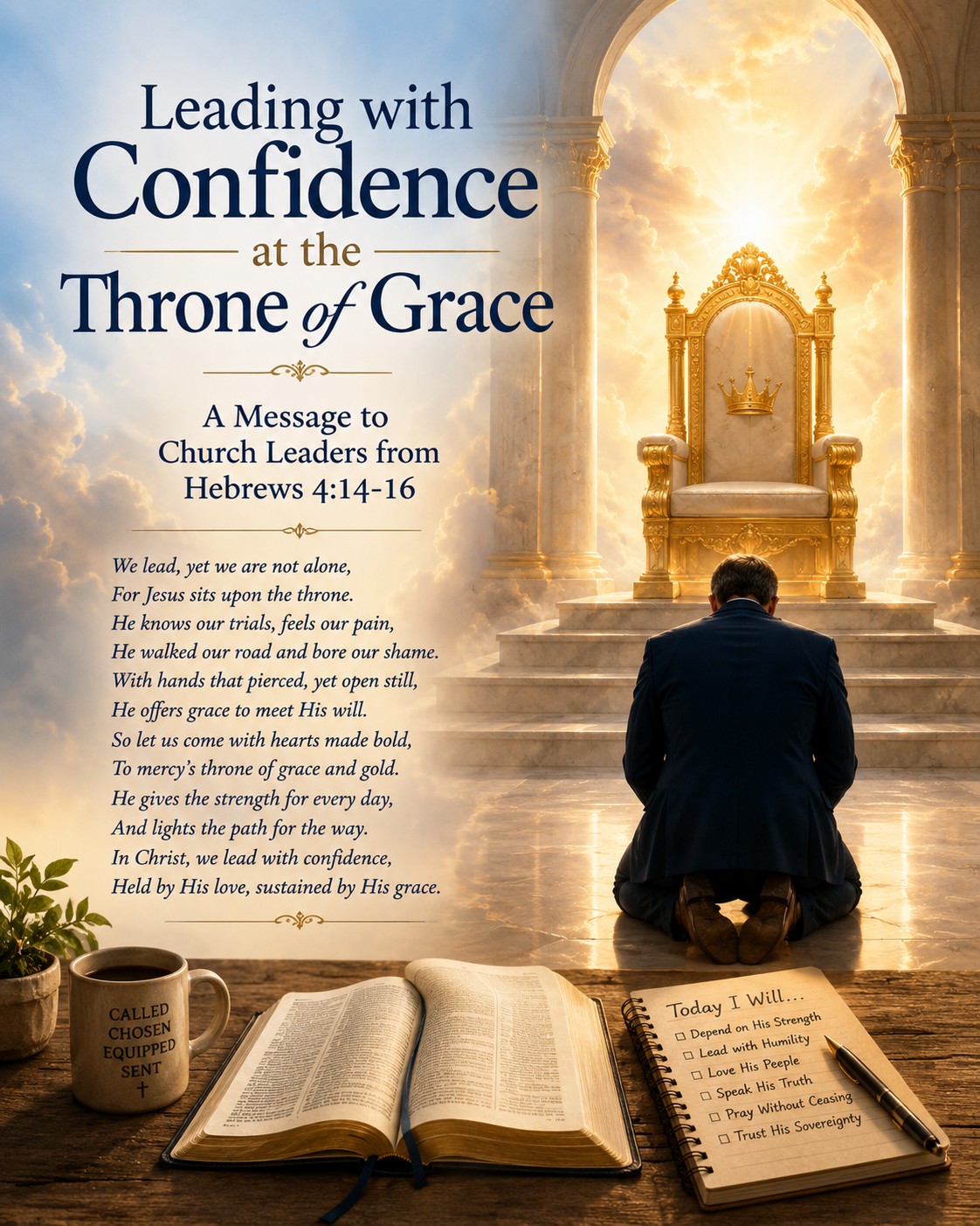 Leading with Confidence at the Throne of Grace
