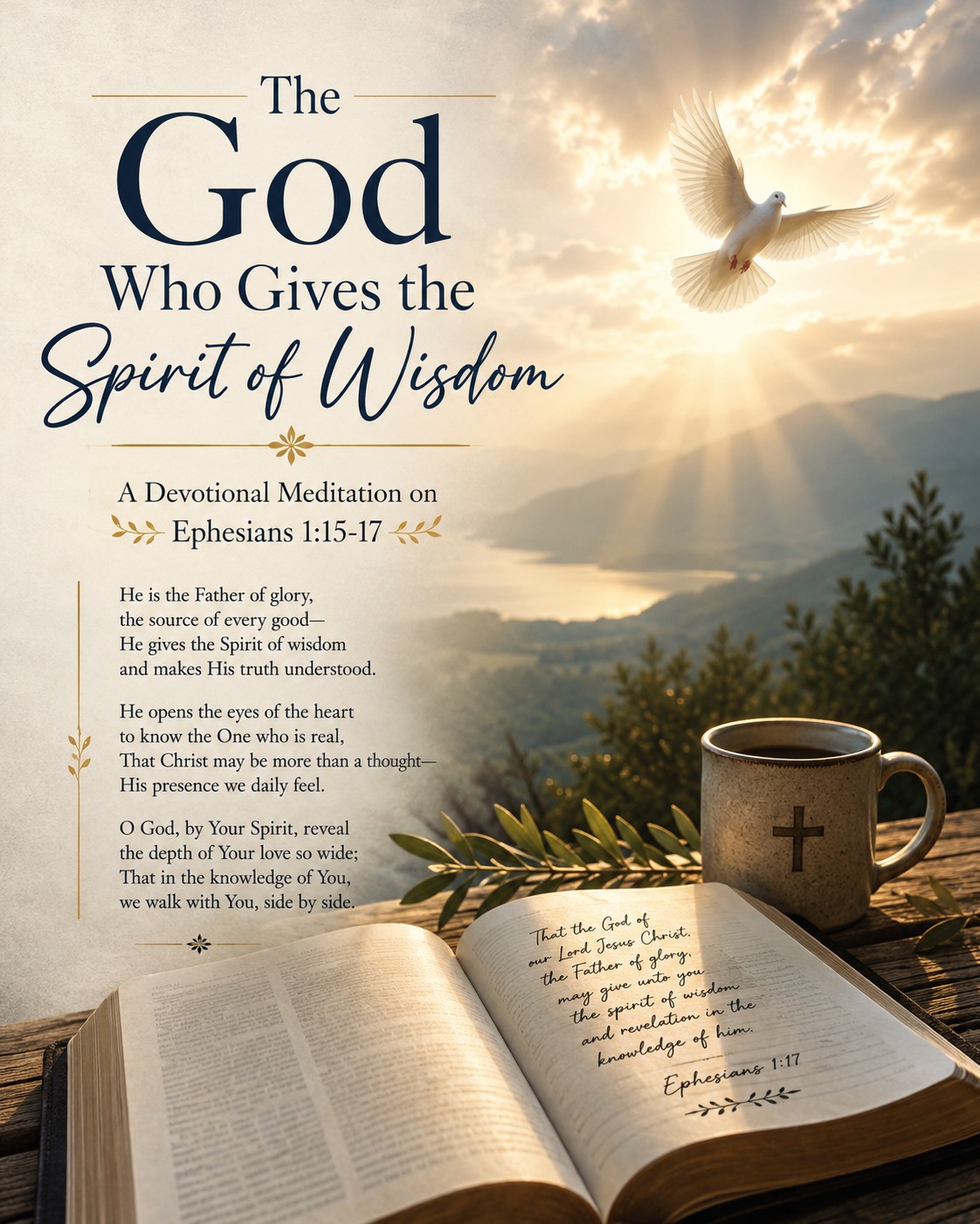 The God Who Gives the Spirit of Wisdom