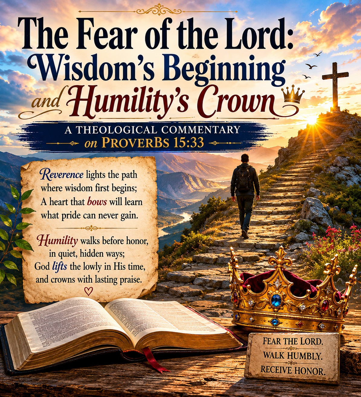 The Fear of the Lord: Wisdom’s Beginning and Humility’s Crown